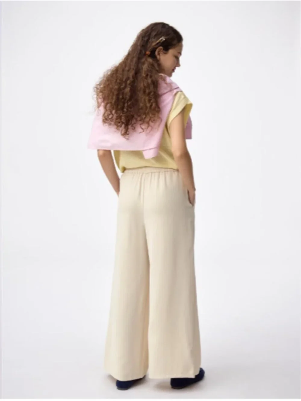 Japanese Draped Wide Leg Pant